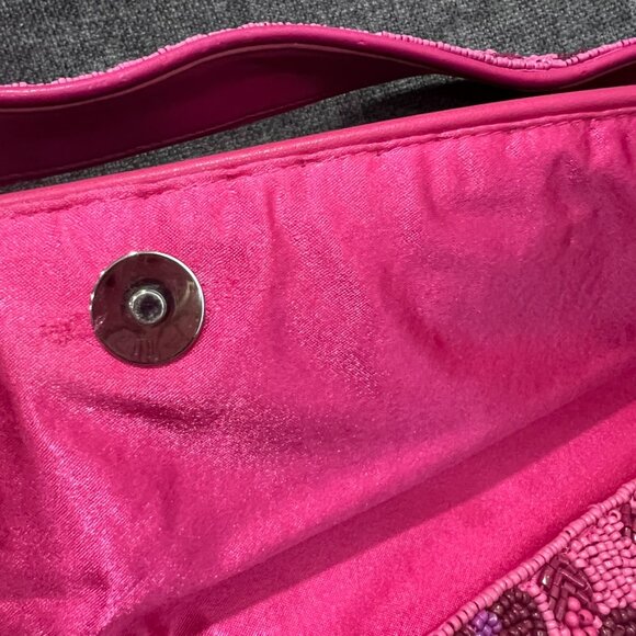 Staud Tommy Beaded Shoulder Bag Blossom Garden Party - Picture 15 of 16